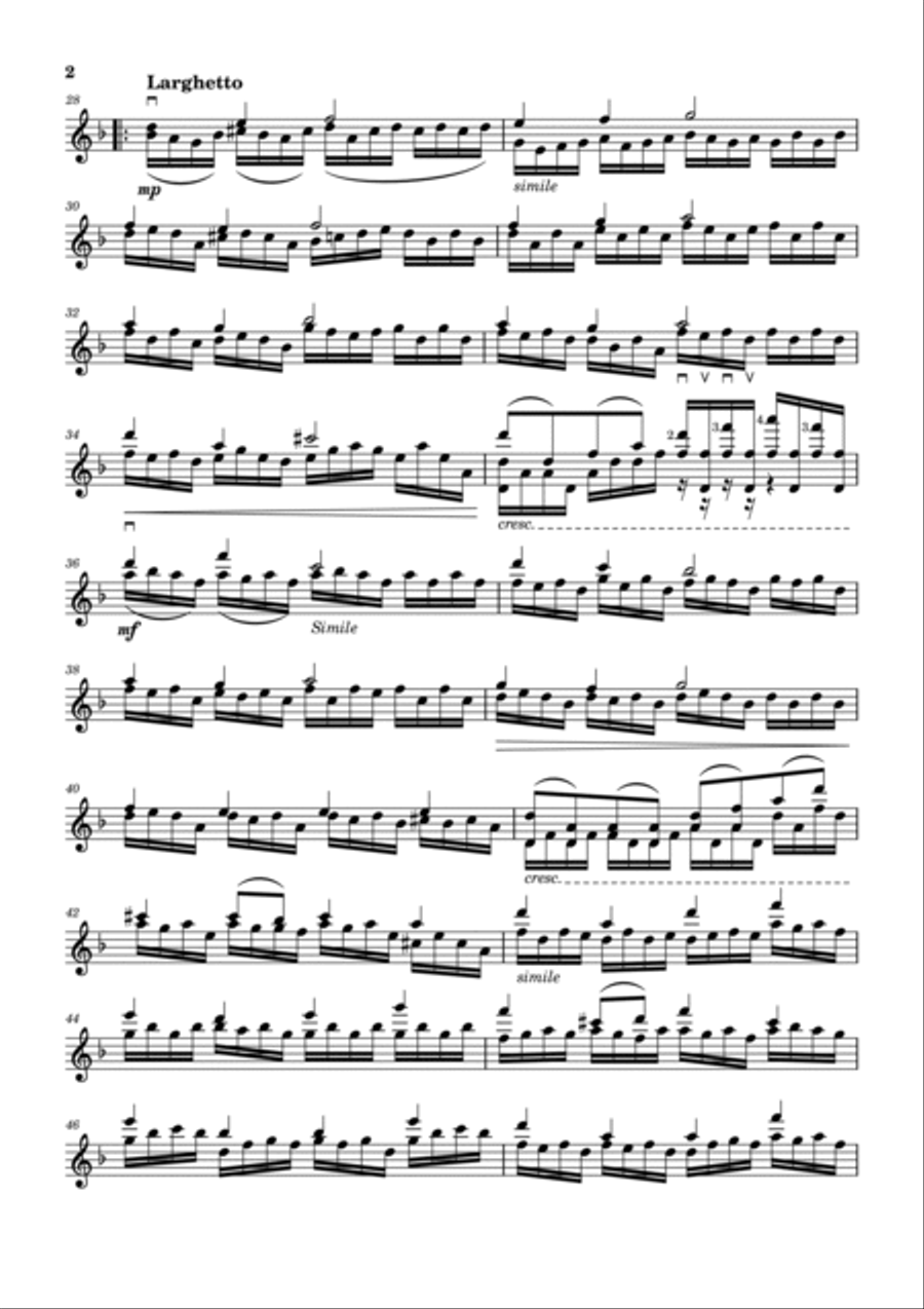 Essence for Solo Violin Violin Solo scores gallery preview page 2