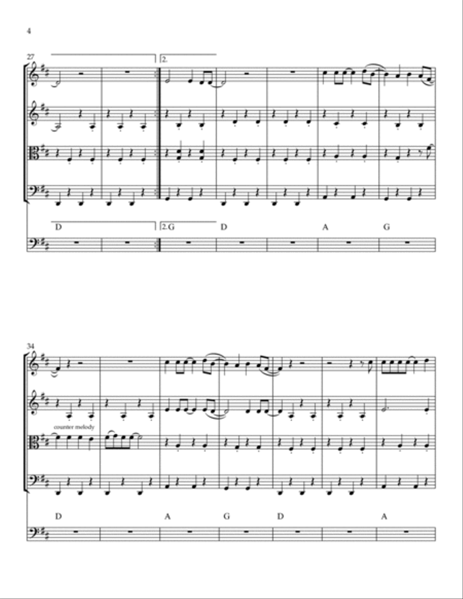 Lovebug String Quintet scores gallery preview page 5