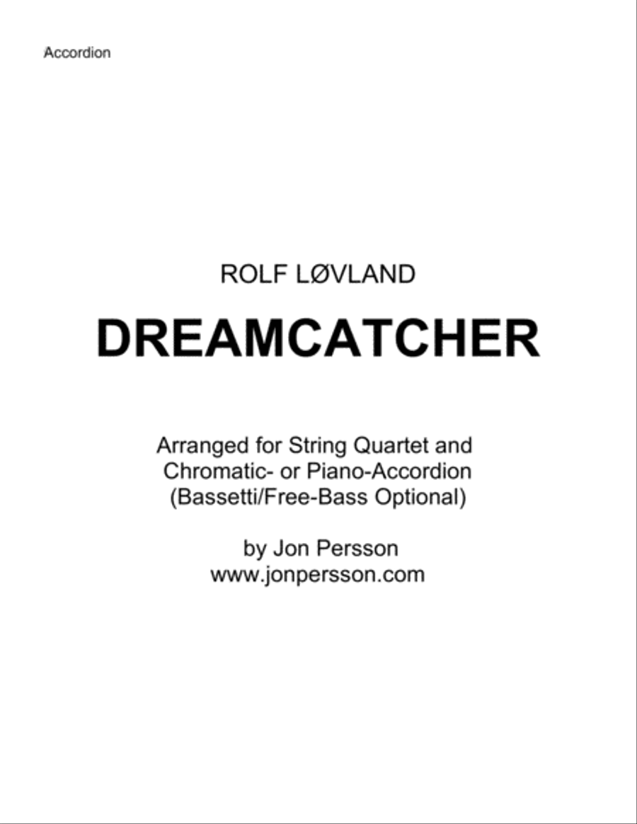 Dreamcatcher Small Ensemble scores gallery preview page 1