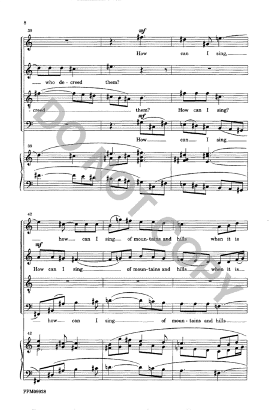 It is to God I Shall Sing Divisi scores gallery preview page 9