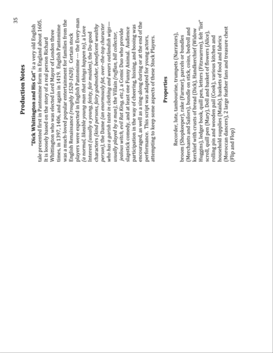 The Adventures of Dick Whittington - Production Kit Large Ensemble scores gallery preview page 5