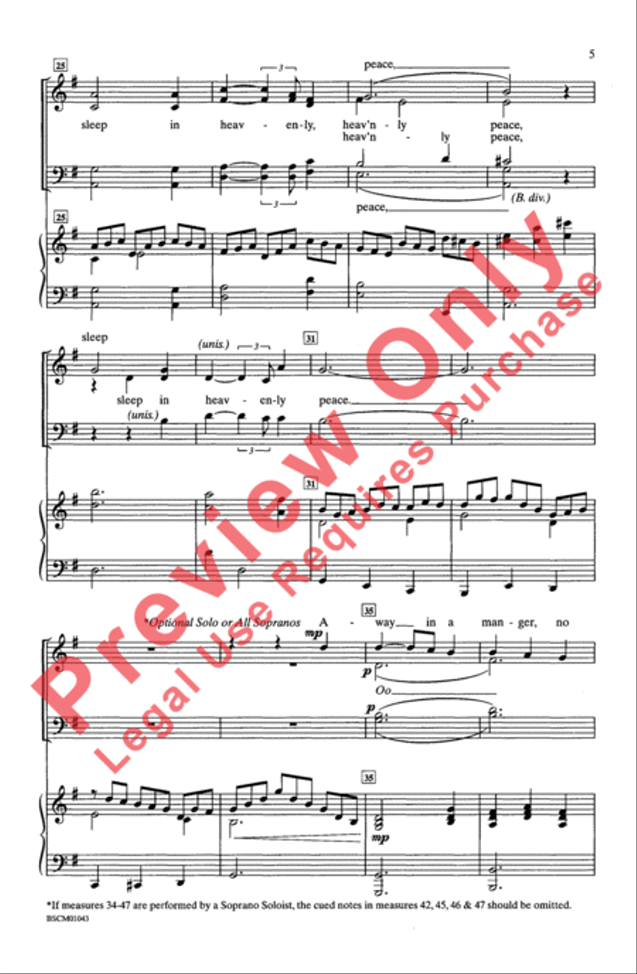 Jesu, Joy of Christmas Jesu, Joy of Christmas 4-Part scores gallery preview page 4