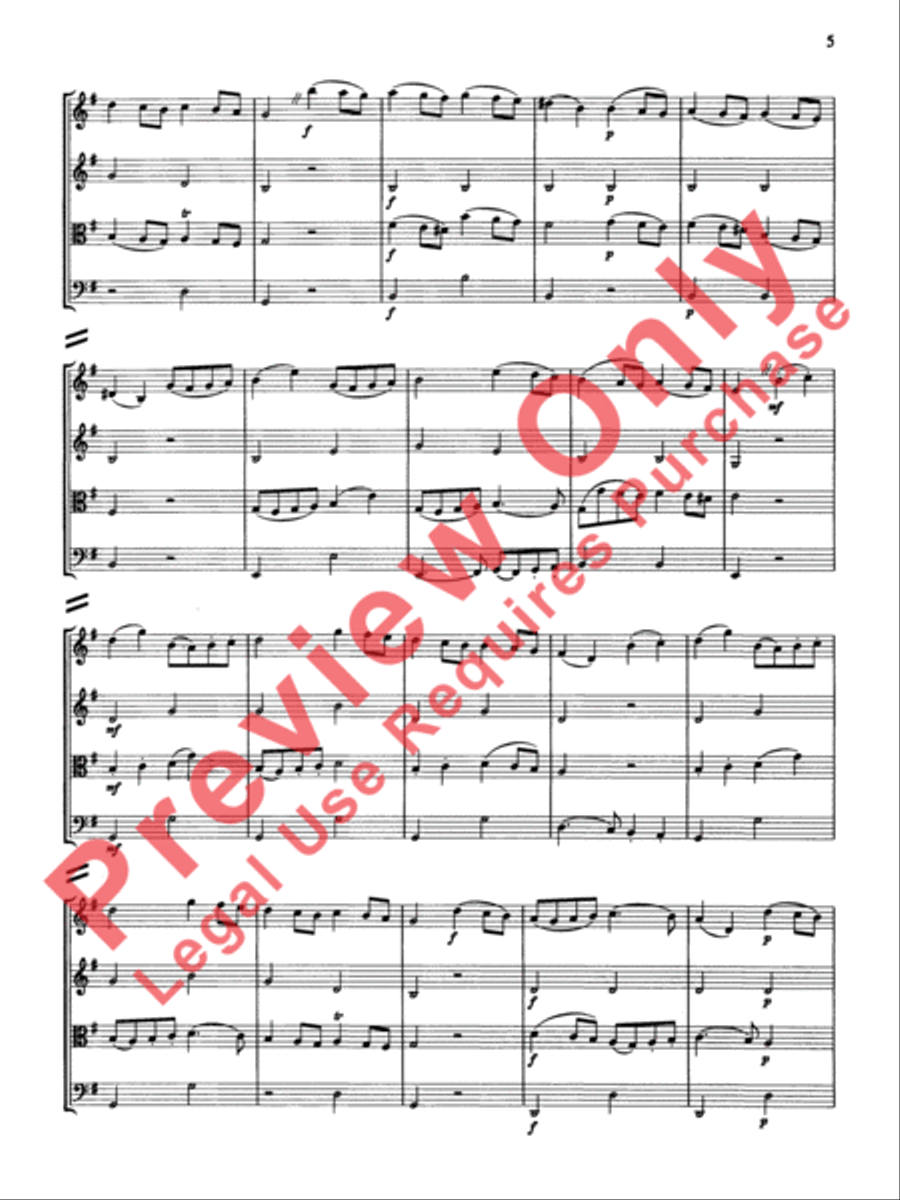 String Quartets for Beginning Ensembles, Volume 3 String Quartet scores gallery preview page 30