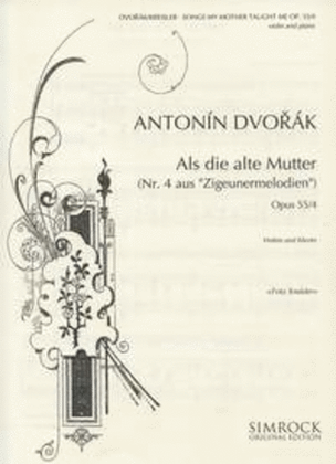Book cover for Songs My Mother Taught Me Op.55 No.4