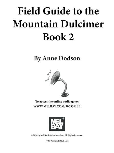 Field Guide to the Mountain Dulcimer, Book 2 image number null