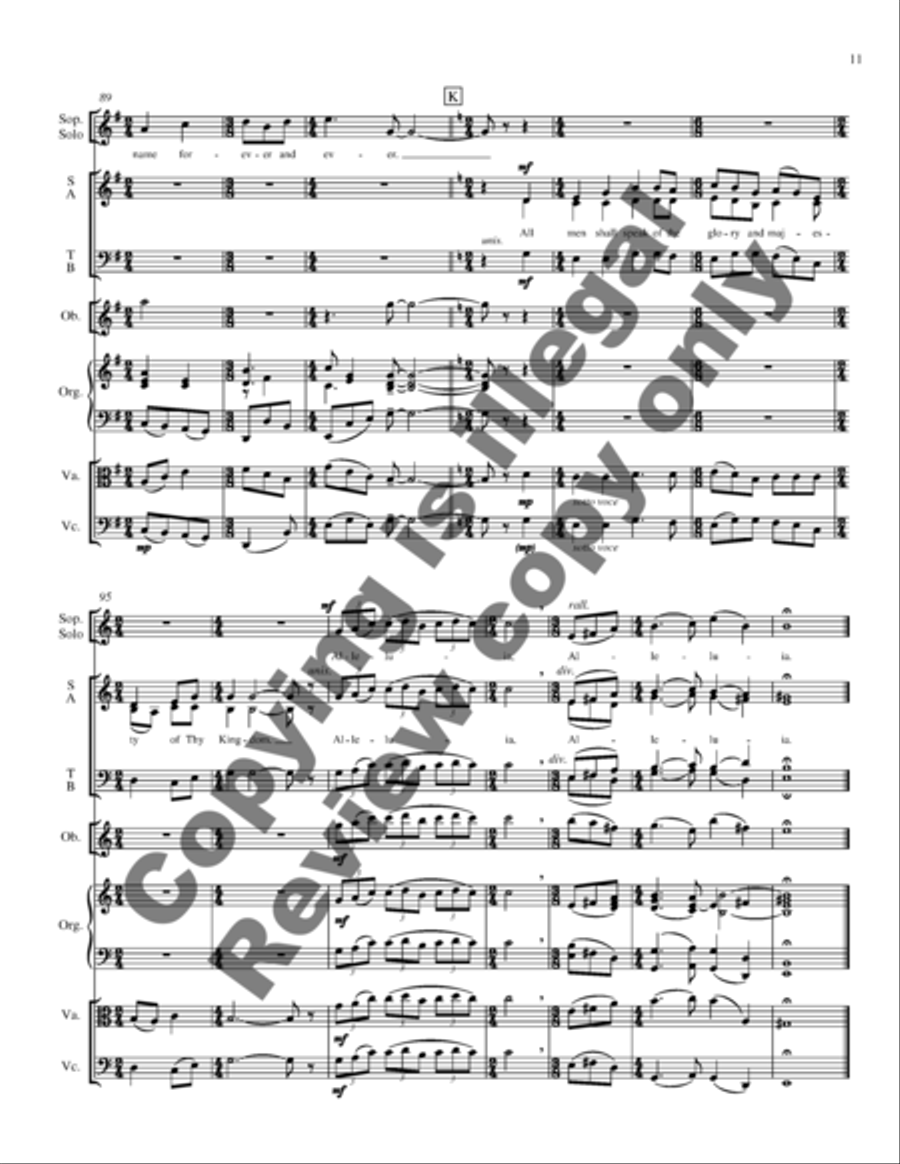 My Soul Shall Sing (Full Score) Choir scores gallery preview page 12