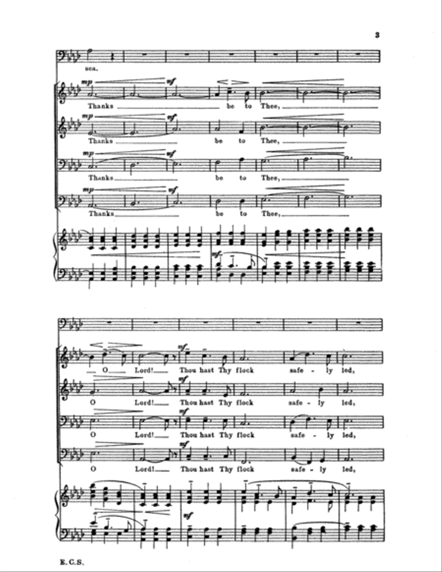 Thanks Be To Thee Thanks Be To Thee TTBB scores gallery preview page 3