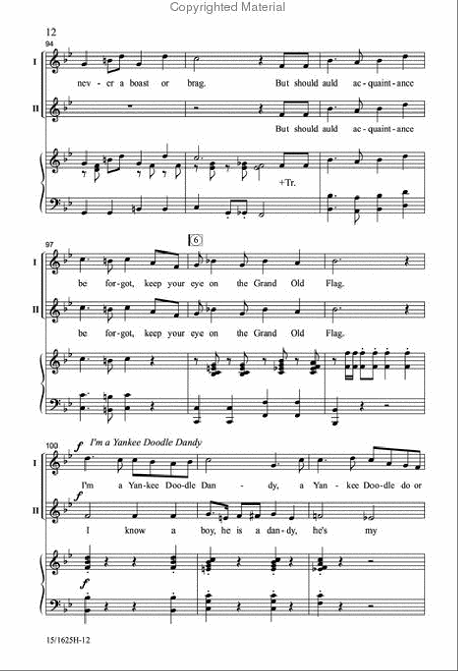 A Patriotic Salute A Patriotic Salute 2-Part scores gallery preview page 11