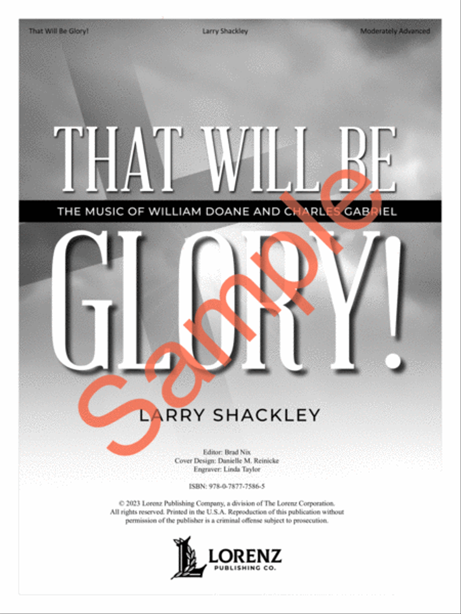 That Will Be Glory! Piano Solo scores gallery preview page 2