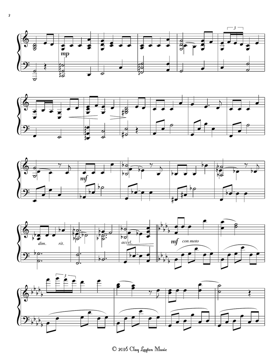 The Holly and The Ivy The Holly and The Ivy Piano Solo scores gallery preview page 3