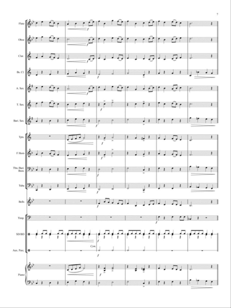March Mania Concert Band scores gallery preview page 6