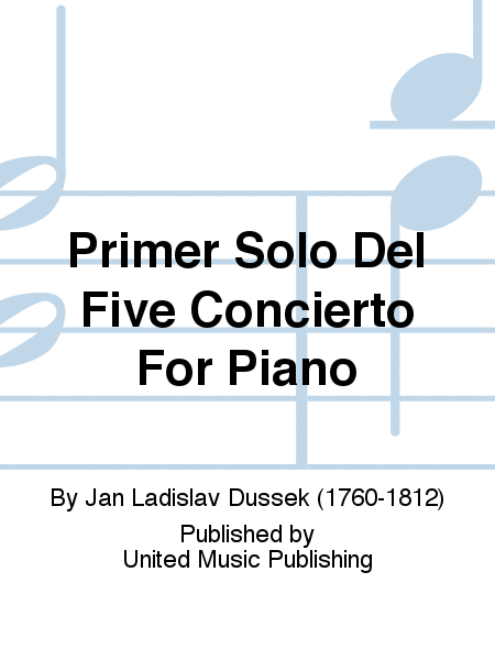 Primer Solo Del Five Concierto For Piano
