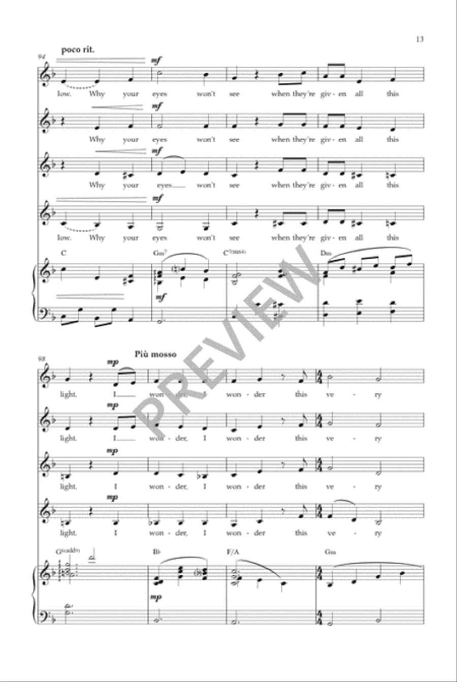 The World for Christmas (SSAA) SSAA scores gallery preview page 14