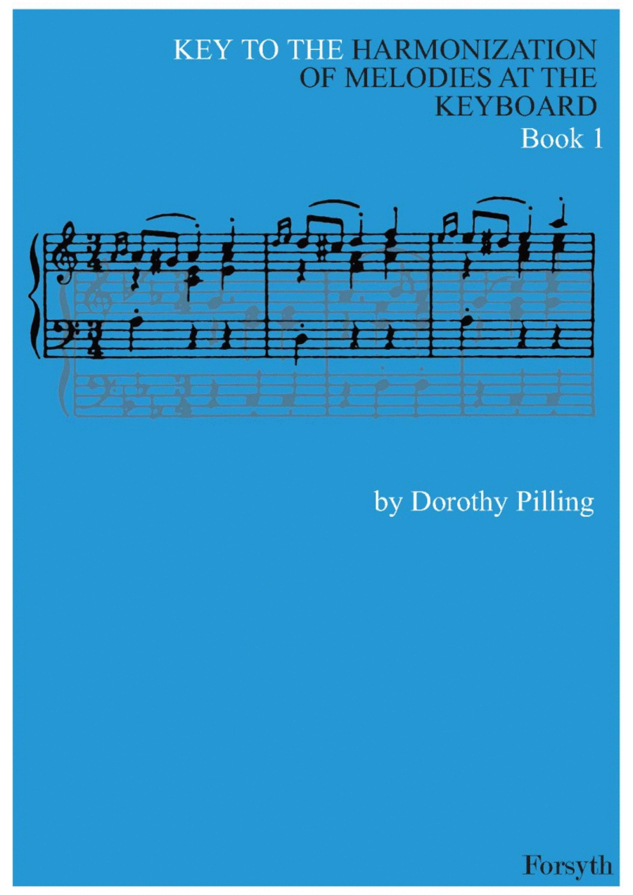 Key to Harmonization of Melodies at the Keyboard Book 1 Piano Method scores gallery preview page 1