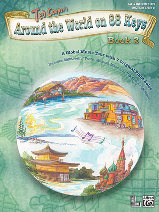 Book cover for Around the World on 88 Keys, Book 2