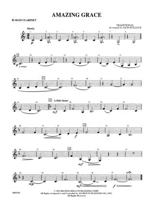 Amazing Grace: B-flat Bass Clarinet