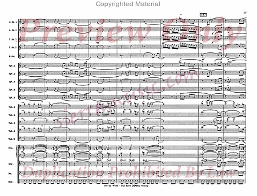 See The World Big Band scores gallery preview page 16