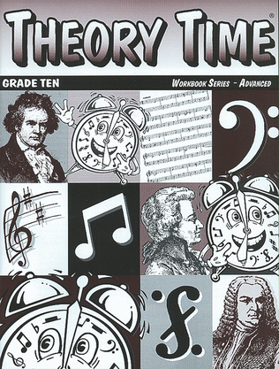 Book cover for Theory Time Grade 10 Workbook