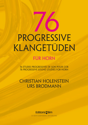 Book cover for 76 Progressive Klangetüden für Horn