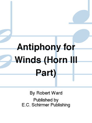 Antiphony for Winds (Horn III Part)