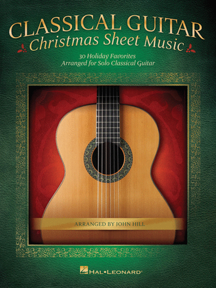 Book cover for Classical Guitar Christmas Sheet Music