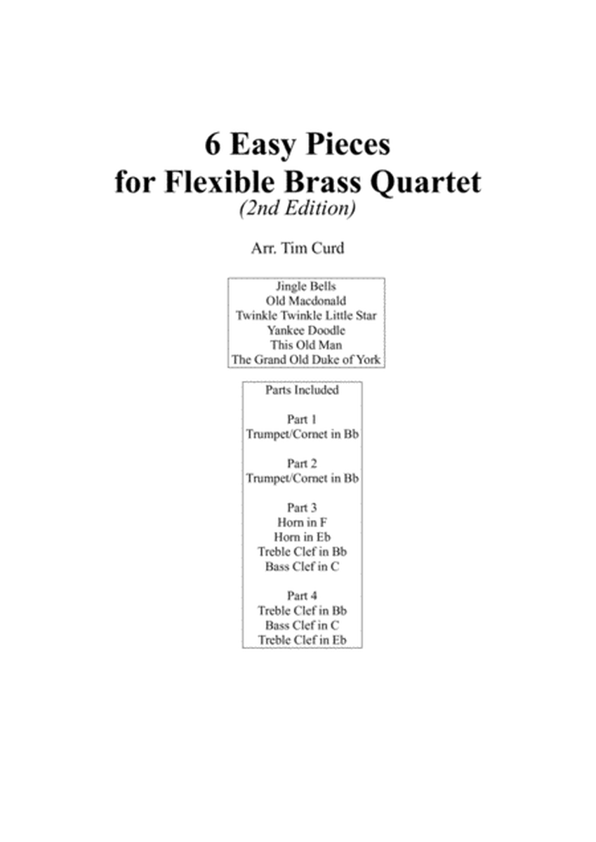 6 Easy Pieces for Flexible Brass Ensemble image number null