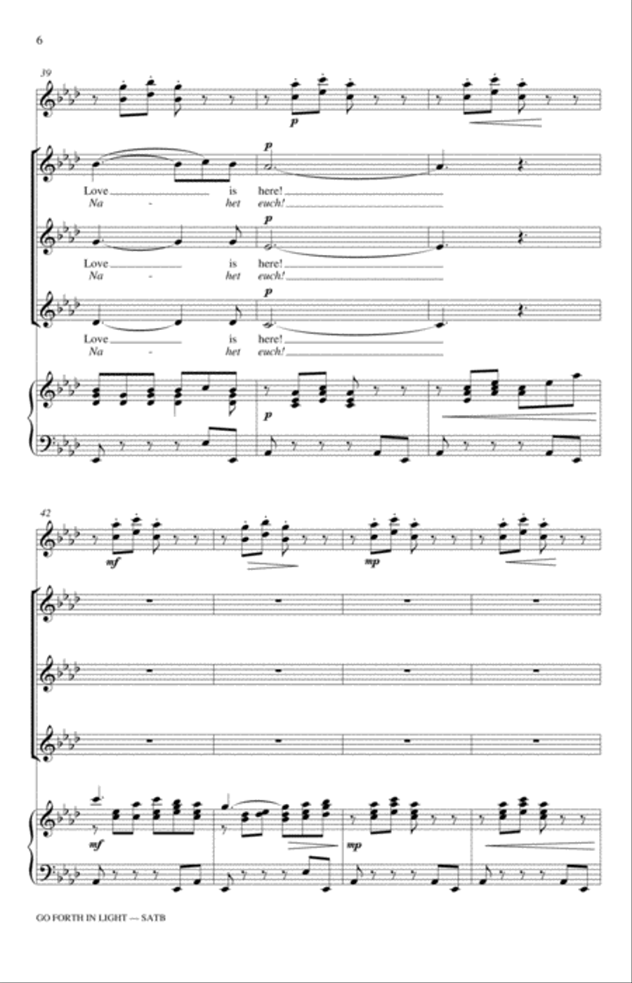 Go Forth In Light! SSA scores gallery preview page 6