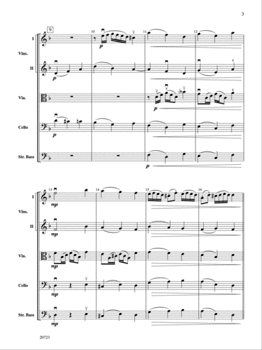 Rondo Royale String Orchestra scores gallery preview page 3