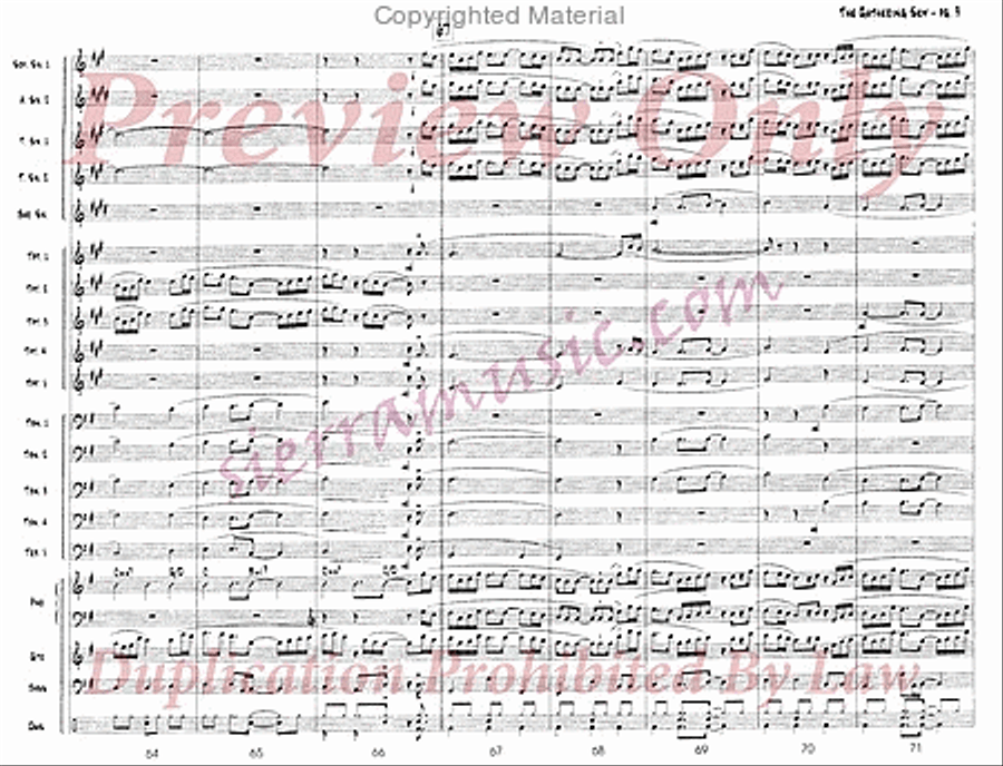 The Gathering Sky Jazz Ensemble scores gallery preview page 10