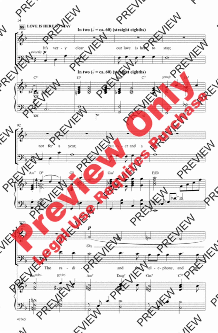 I Got Gershwin! 4-Part scores gallery preview page 14