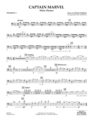 Captain Marvel (Main Theme) (arr. Paul Murtha) - Trombone 1