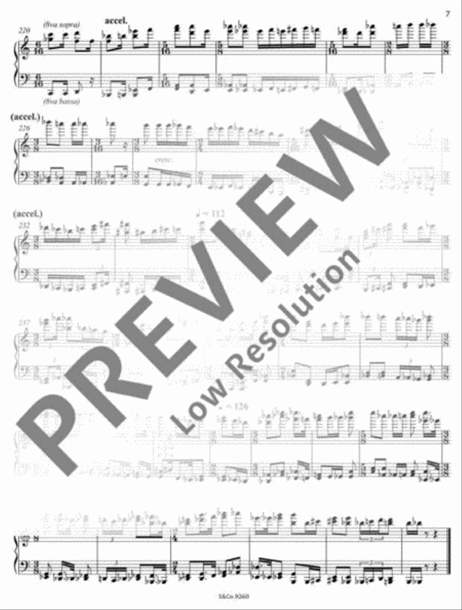 Triorchic Blues Triorchic Blues Piano Solo scores gallery preview page 10