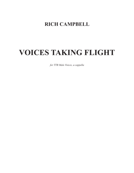 Voices Taking Flight image number null