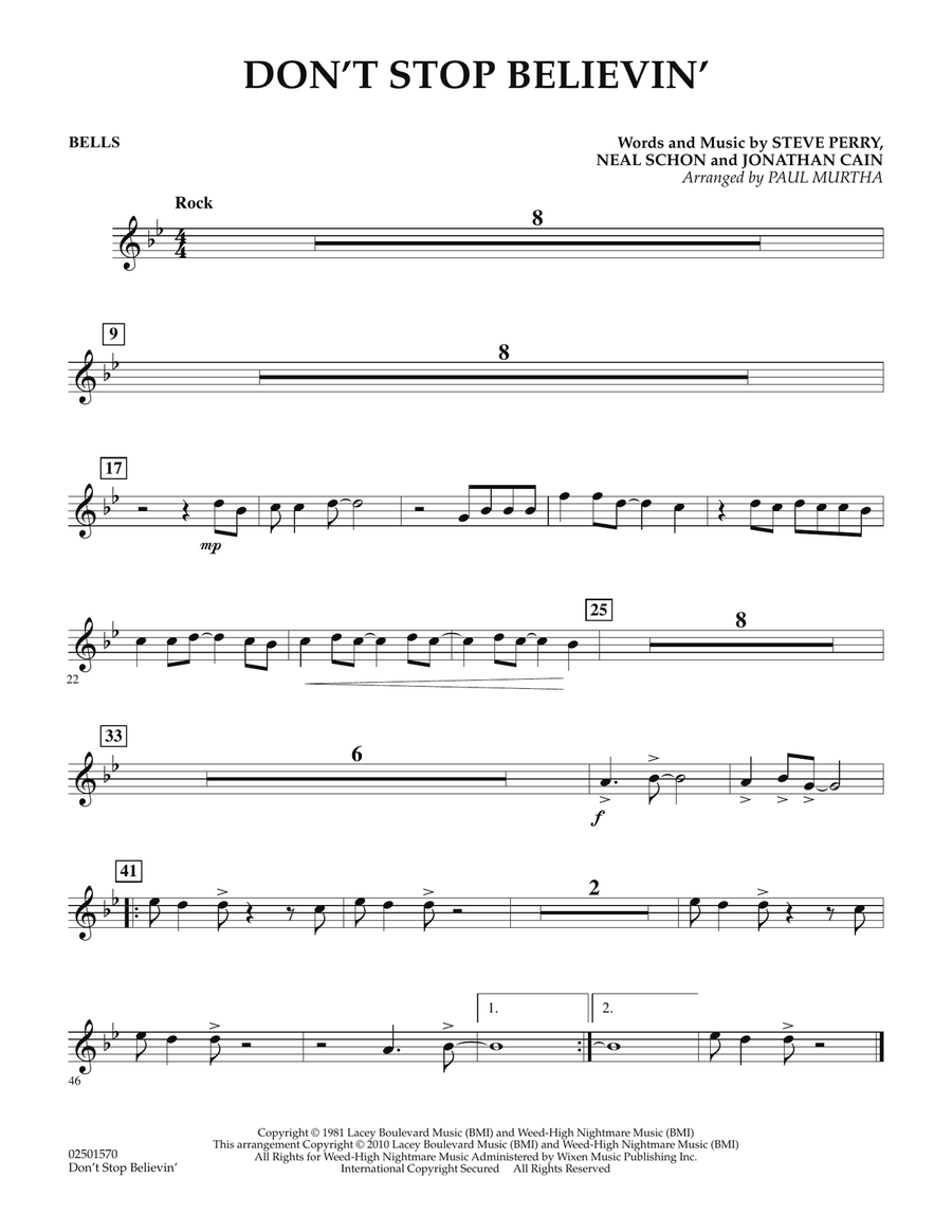 Don't Stop Believin' - Bells