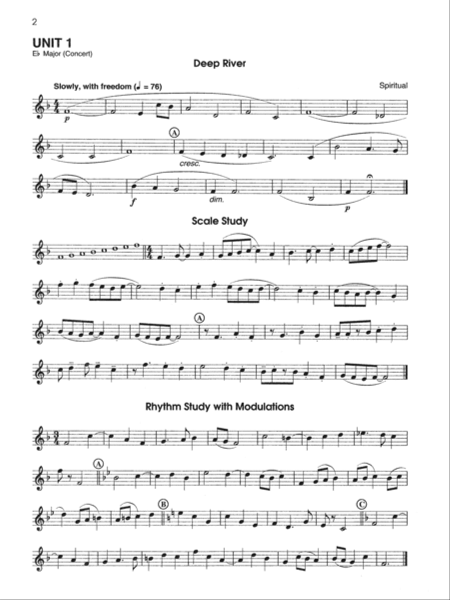 Technique Through Performance Concert Band Methods scores gallery preview page 3