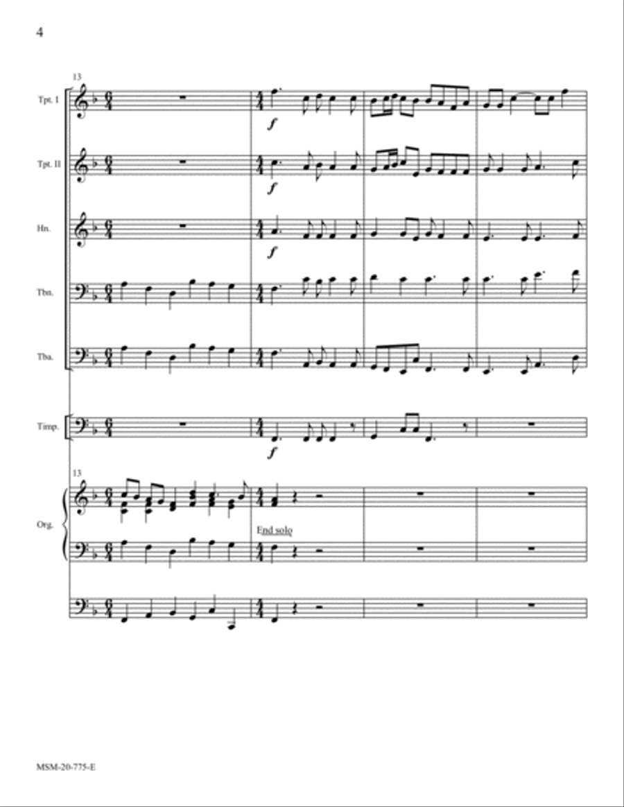God of Grace Organ scores gallery preview page 4