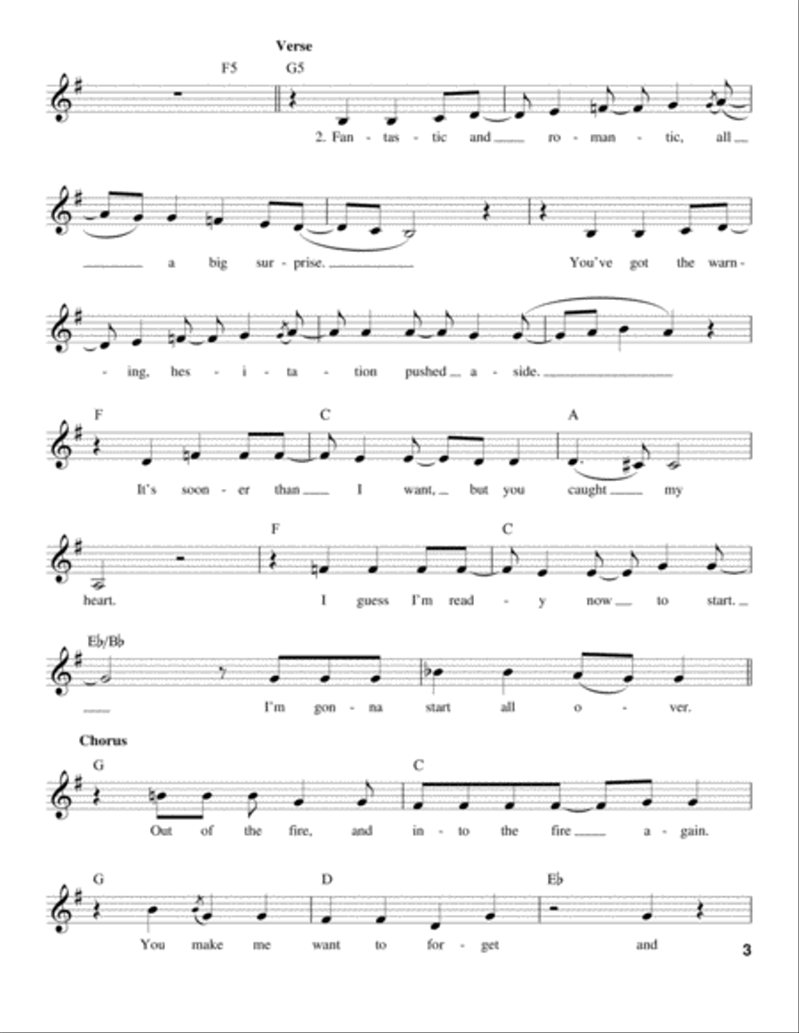 Start All Over Start All Over Voice scores gallery preview page 3