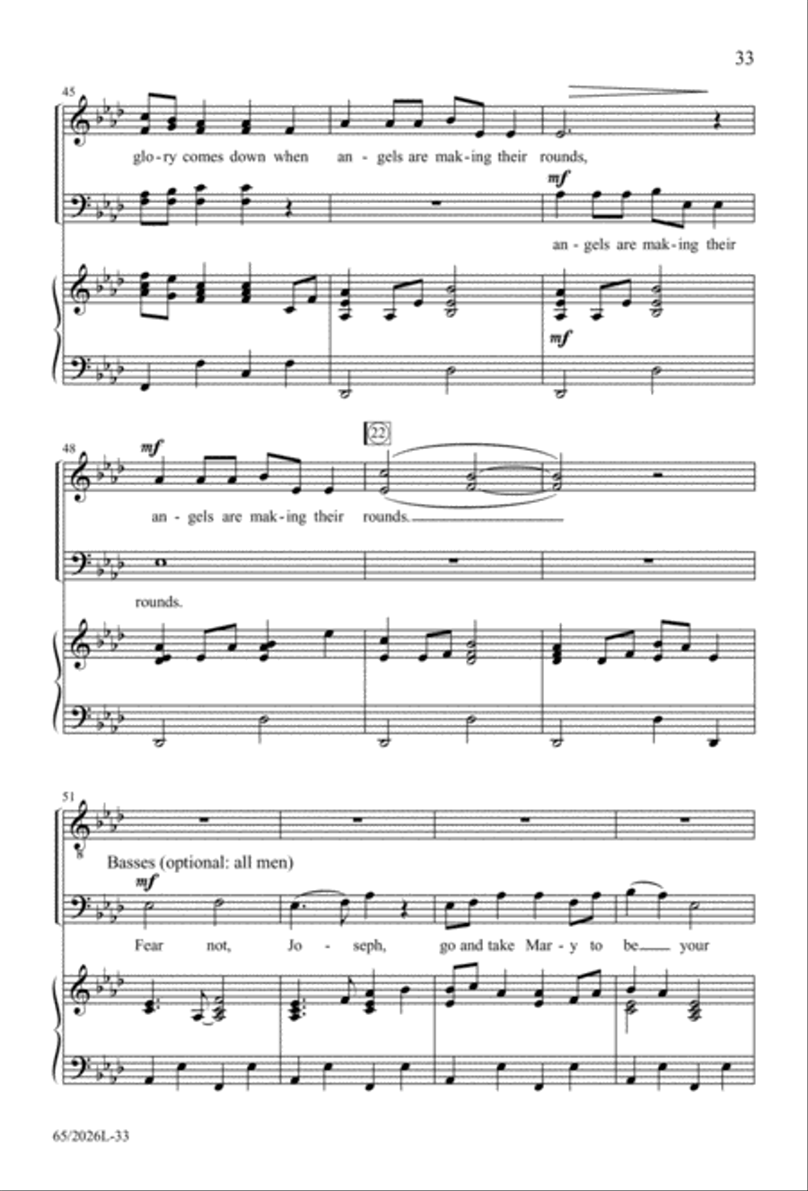 Night of the Father's Love 4-Part scores gallery preview page 34