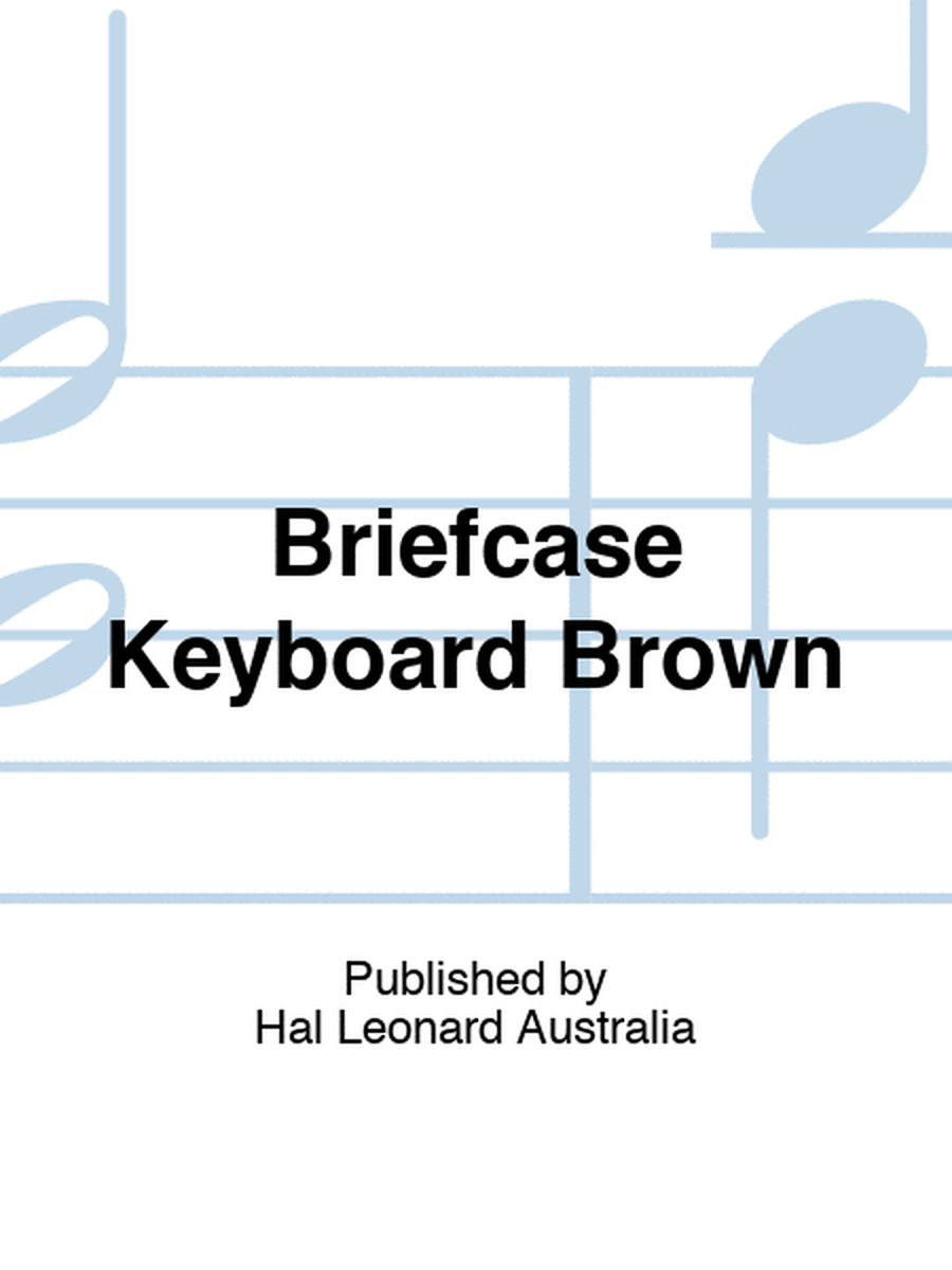 Briefcase Keyboard Brown