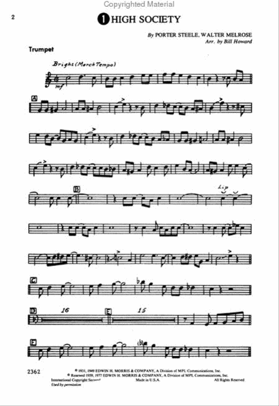 Authentic Dixieland Authentic Dixieland Jazz Ensemble scores gallery preview page 2