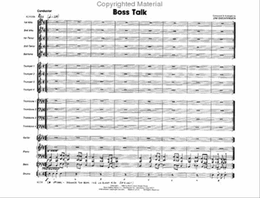 Boss Talk Jazz Ensemble scores gallery preview page 2