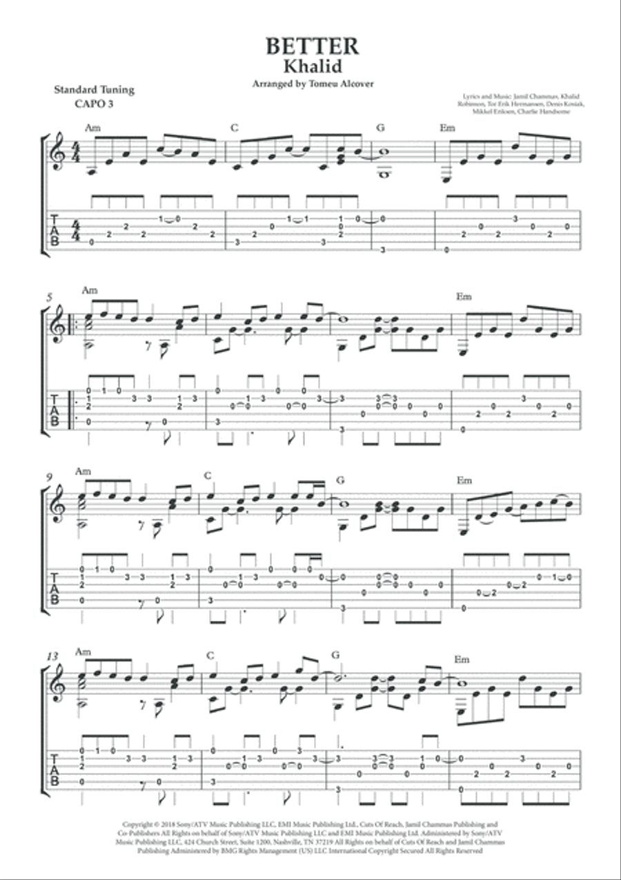 Better Guitar Solo scores gallery preview page 2