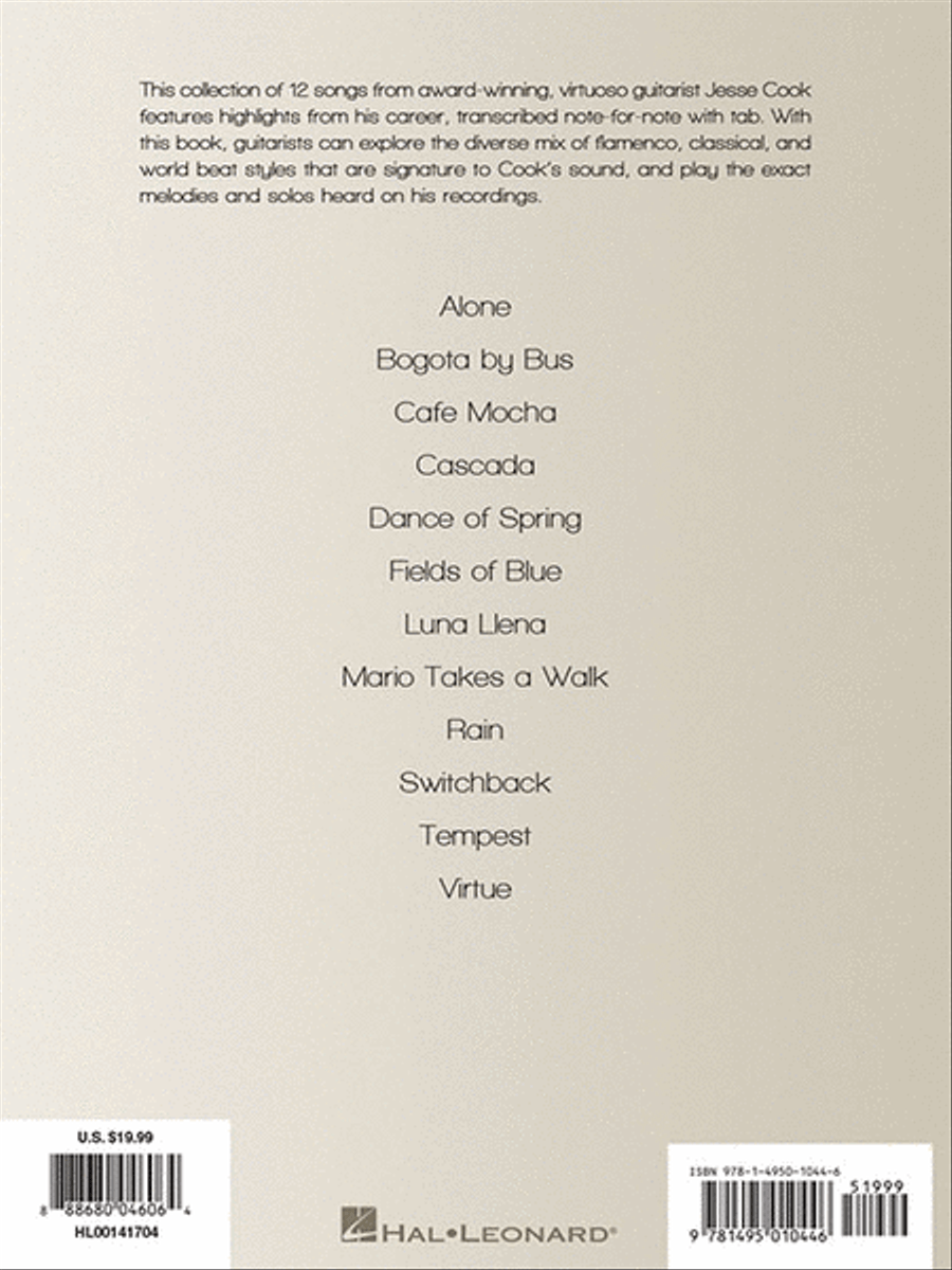 Jesse Cook – Works Vol. 1 Electric Guitar scores gallery preview page 6