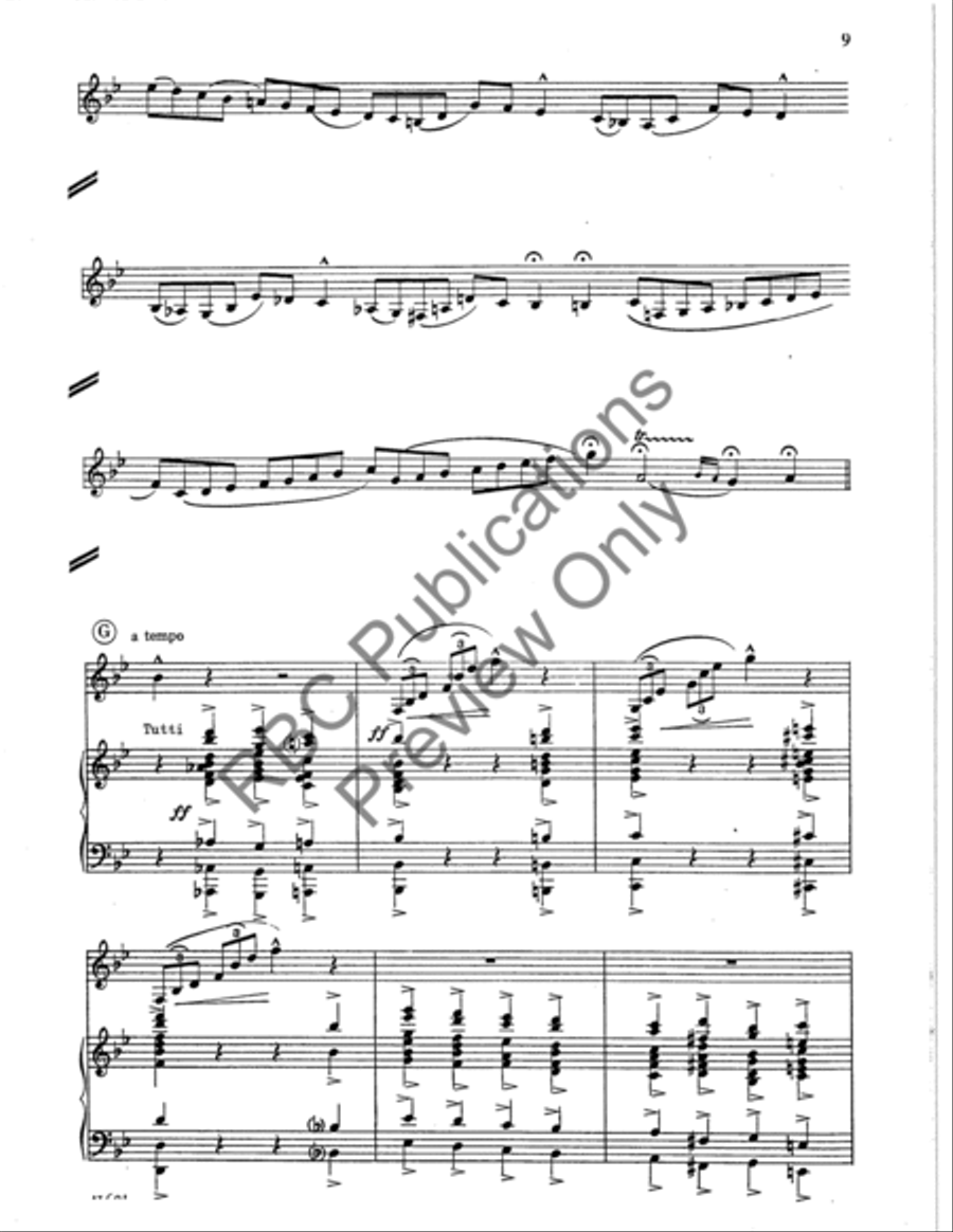 Palo Alto Alto Sax And Band (Score) Alto Saxophone scores gallery preview page 10