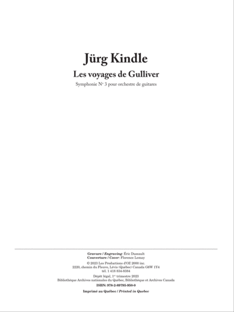 Les voyages de Gulliver Guitar Ensemble scores gallery preview page 2
