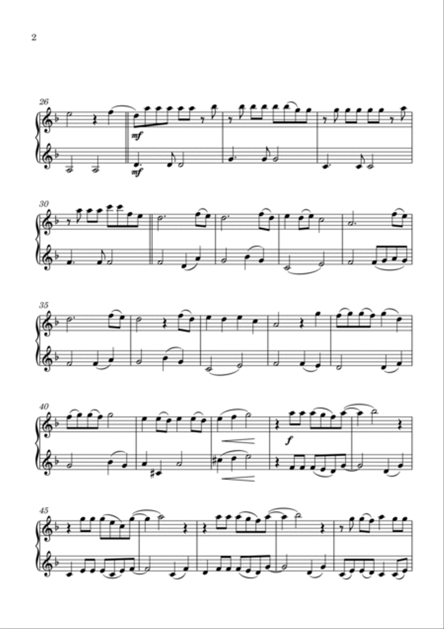 Flowers Clarinet Duet scores gallery preview page 2