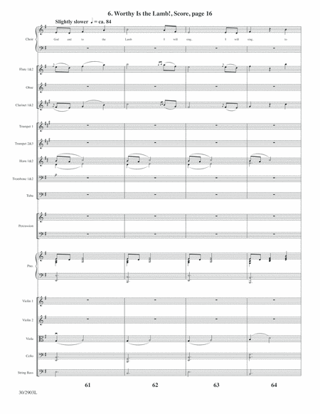 Wondrous Love - Full Orchestra Score