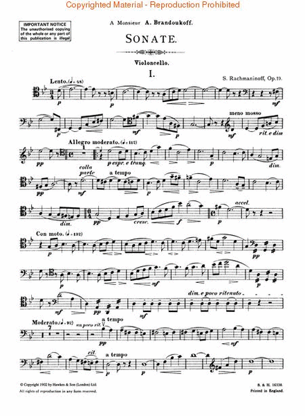 Sonata in G minor, Op. 19