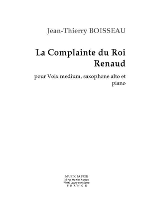 Book cover for La Complainte du Roi Renaud