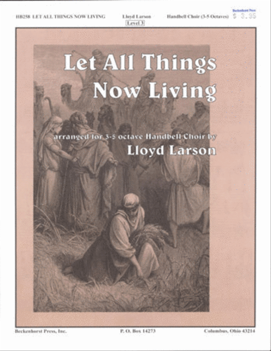 Let All Things Now Living 5-Octaves scores gallery preview page 1